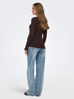 Outlet OLMBLUSH Wide leg fit Jeans Dame Jeans