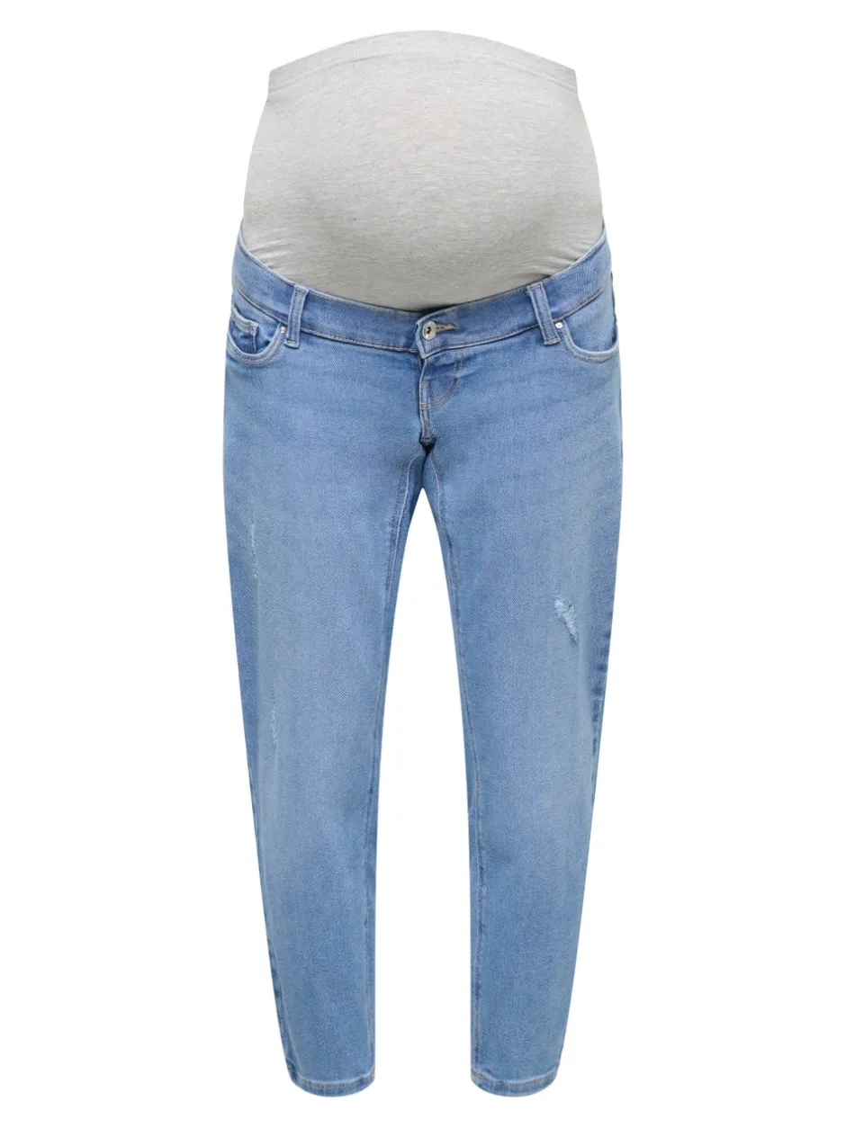 Hot OLMCATWALK Høj talje Mom fit Ankellængde Jeans Dame Jeans