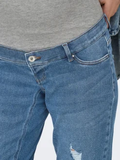 Discount OLMCATWALK Høj talje Mom fit Ankellængde Jeans Dame Jeans