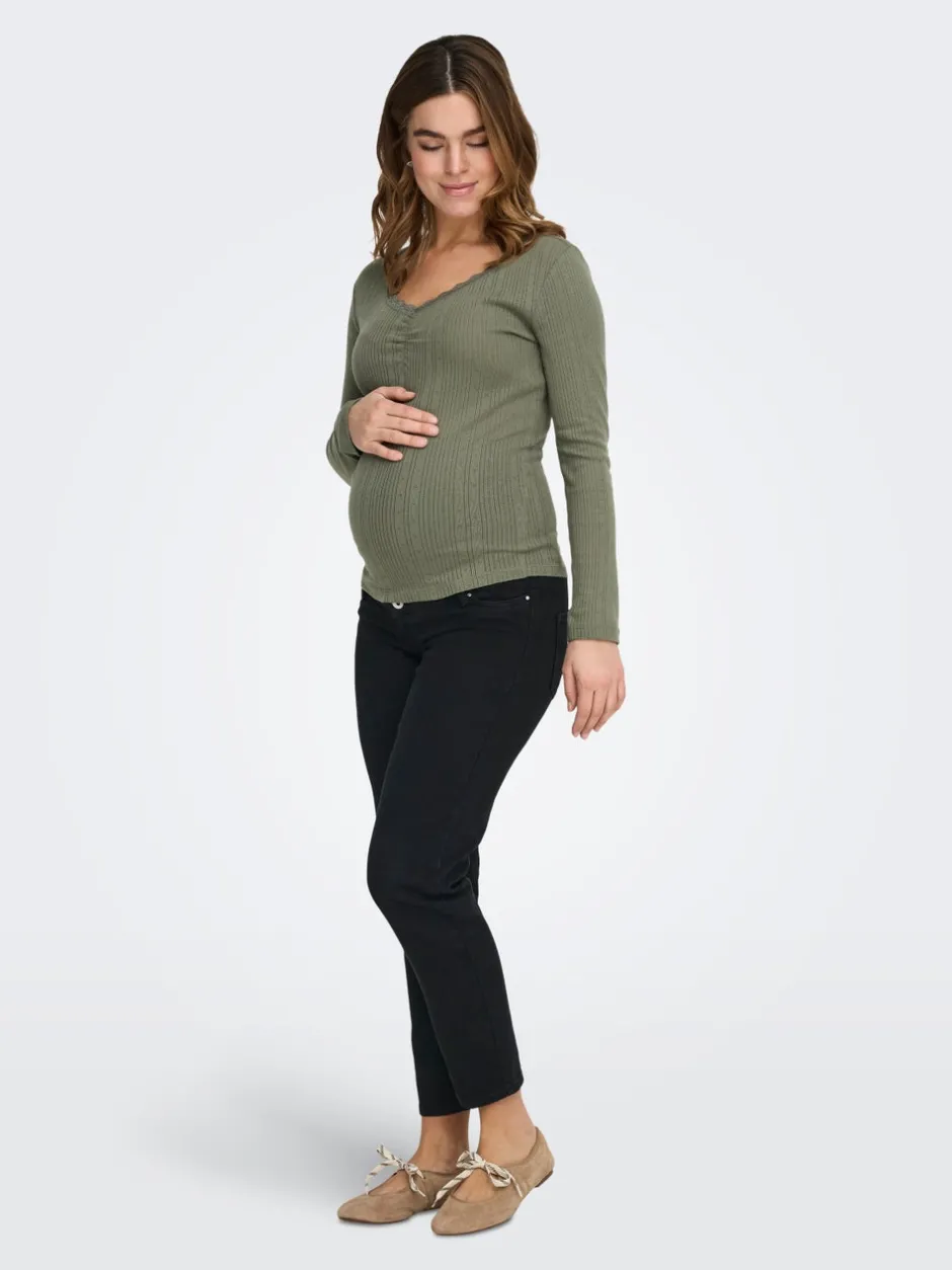 Sale OLMCATWALK Høj talje Slim tapered fit Ankellængde Jeans Dame Jeans