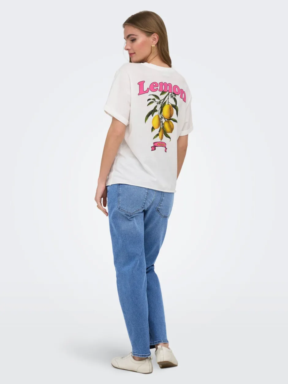 Sale OLMEMILY Straight fit Ankellængde Jeans Dame Jeans