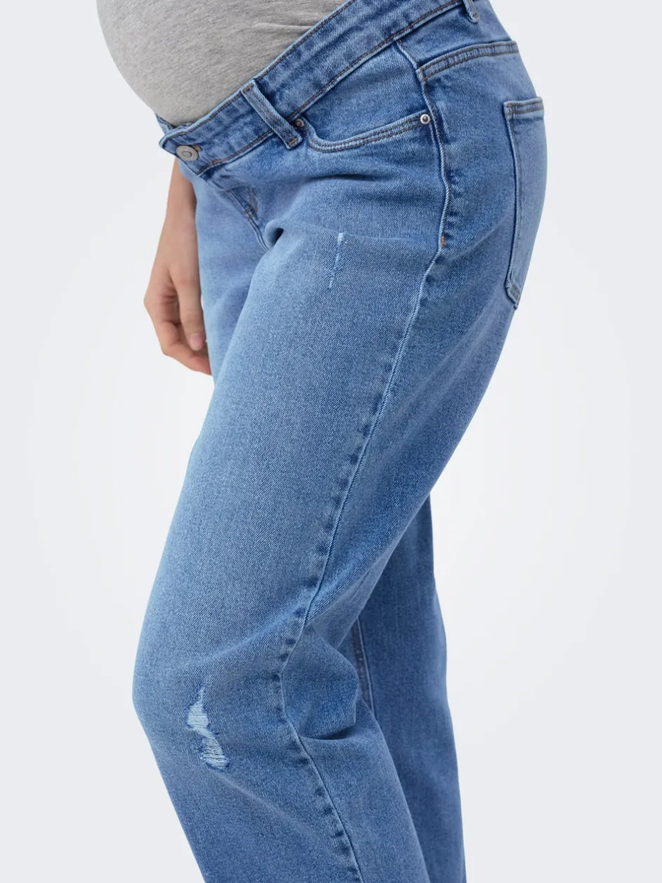 Sale OLMEMILY Straight fit Ankellængde Jeans Dame Jeans