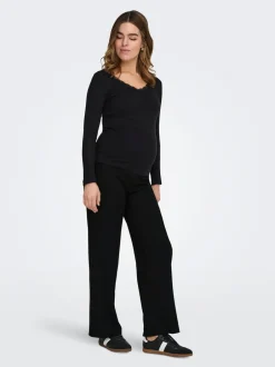 Online OLMEMMA Regular fit Bukser i wide fit Dame Bukser