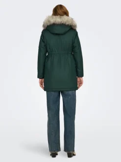 New OLMIRIS Lang parka Dame Jakker Og Frakker