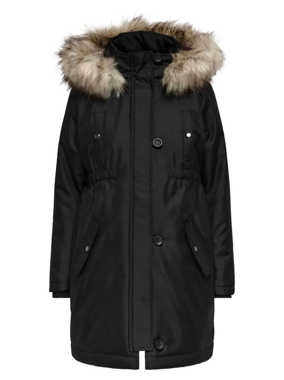 Hot OLMIRIS Lang parka Dame Jakker Og Frakker
