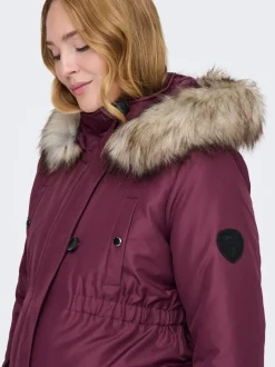 Discount OLMIRIS Lang parka Dame Jakker Og Frakker
