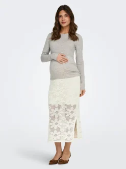 OLMISABELLA Striknederdel Lang nederdel Dame Shorts & Nederdele