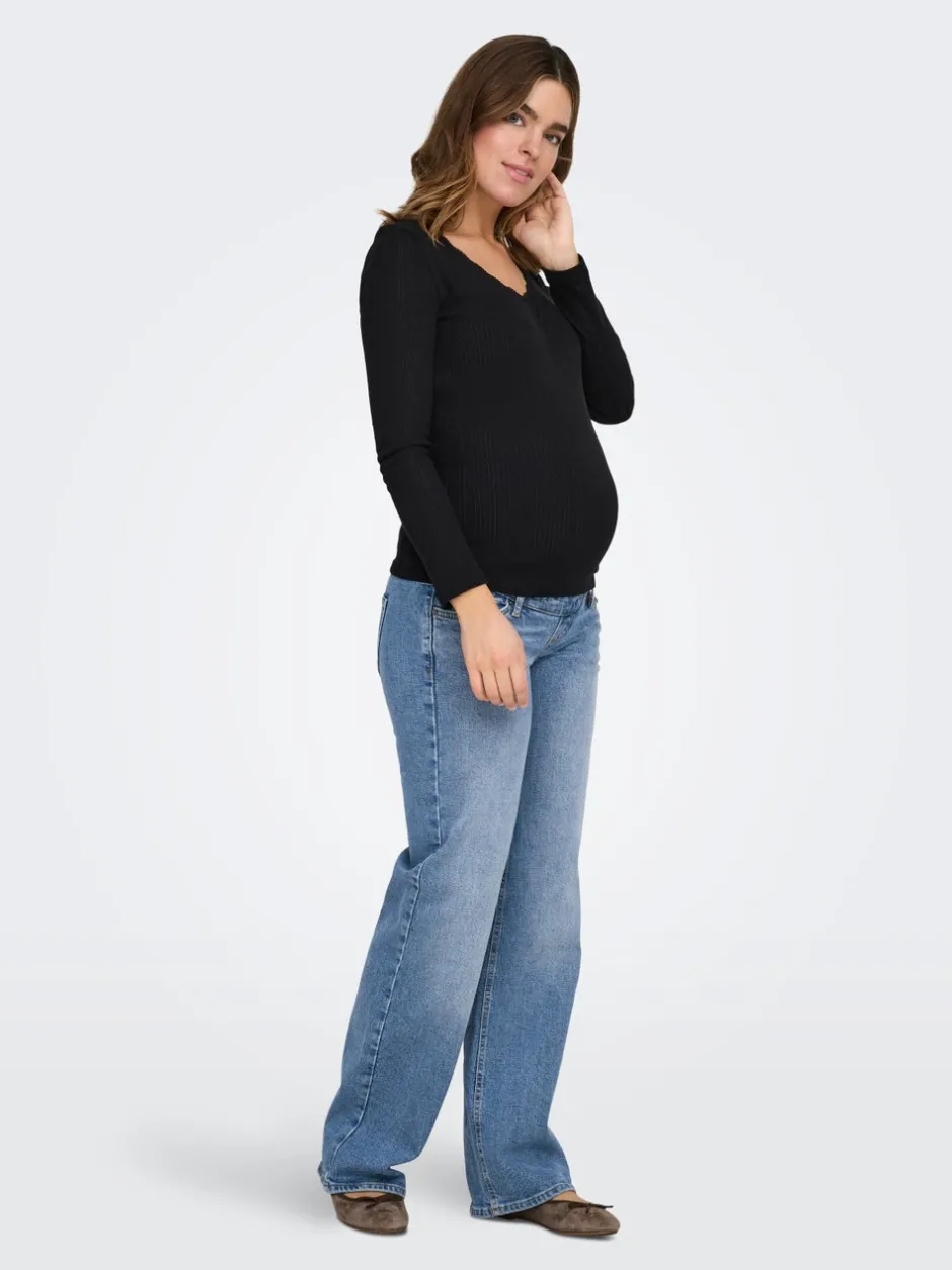 Best OLMJUICY Høj talje Straight fit Jeans Dame Jeans