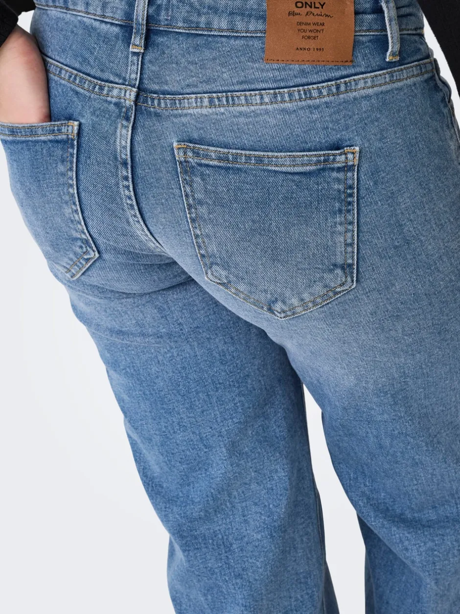 Best OLMJUICY Høj talje Straight fit Jeans Dame Jeans