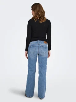 Best OLMJUICY Høj talje Straight fit Jeans Dame Jeans
