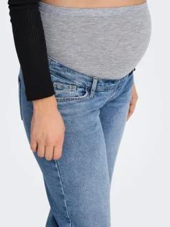 Best OLMJUICY Høj talje Straight fit Jeans Dame Jeans