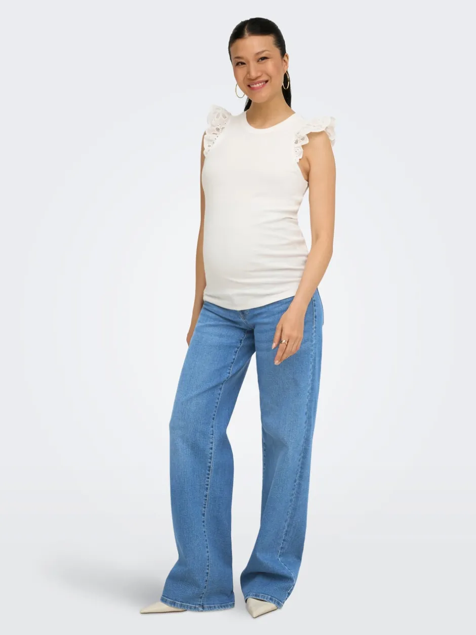 Sale OLMJULLES Wide leg fit Jeans Dame Jeans
