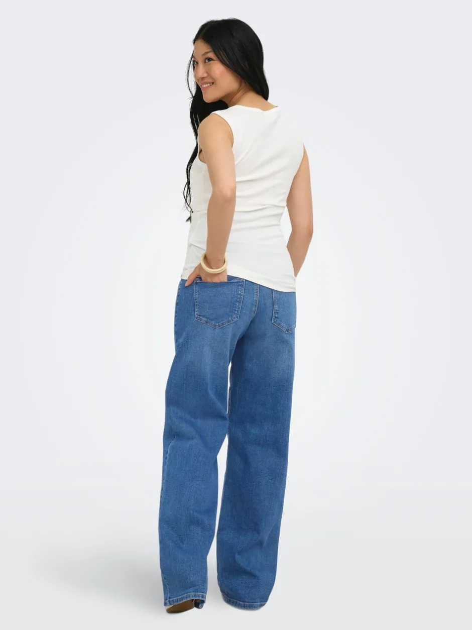 Discount OLMJULLES Wide leg fit Jeans Dame Jeans