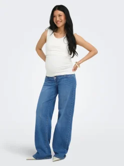 Discount OLMJULLES Wide leg fit Jeans Dame Jeans