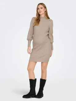 New OLMKATIA Kort kjole Dame Strik & Cardigans