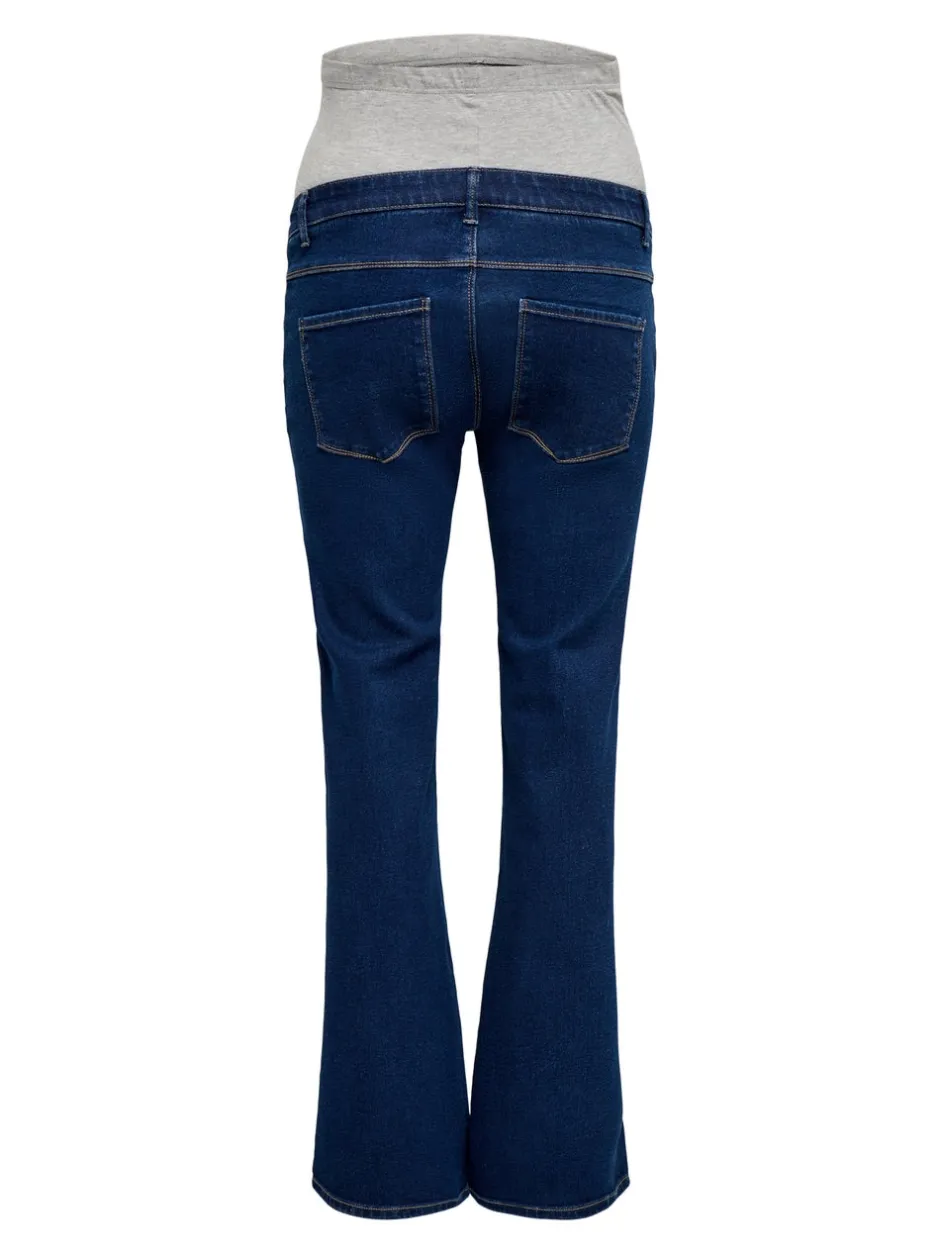 Discount OLMLANA Høj talje Retro flared fit Jeans Dame Jeans