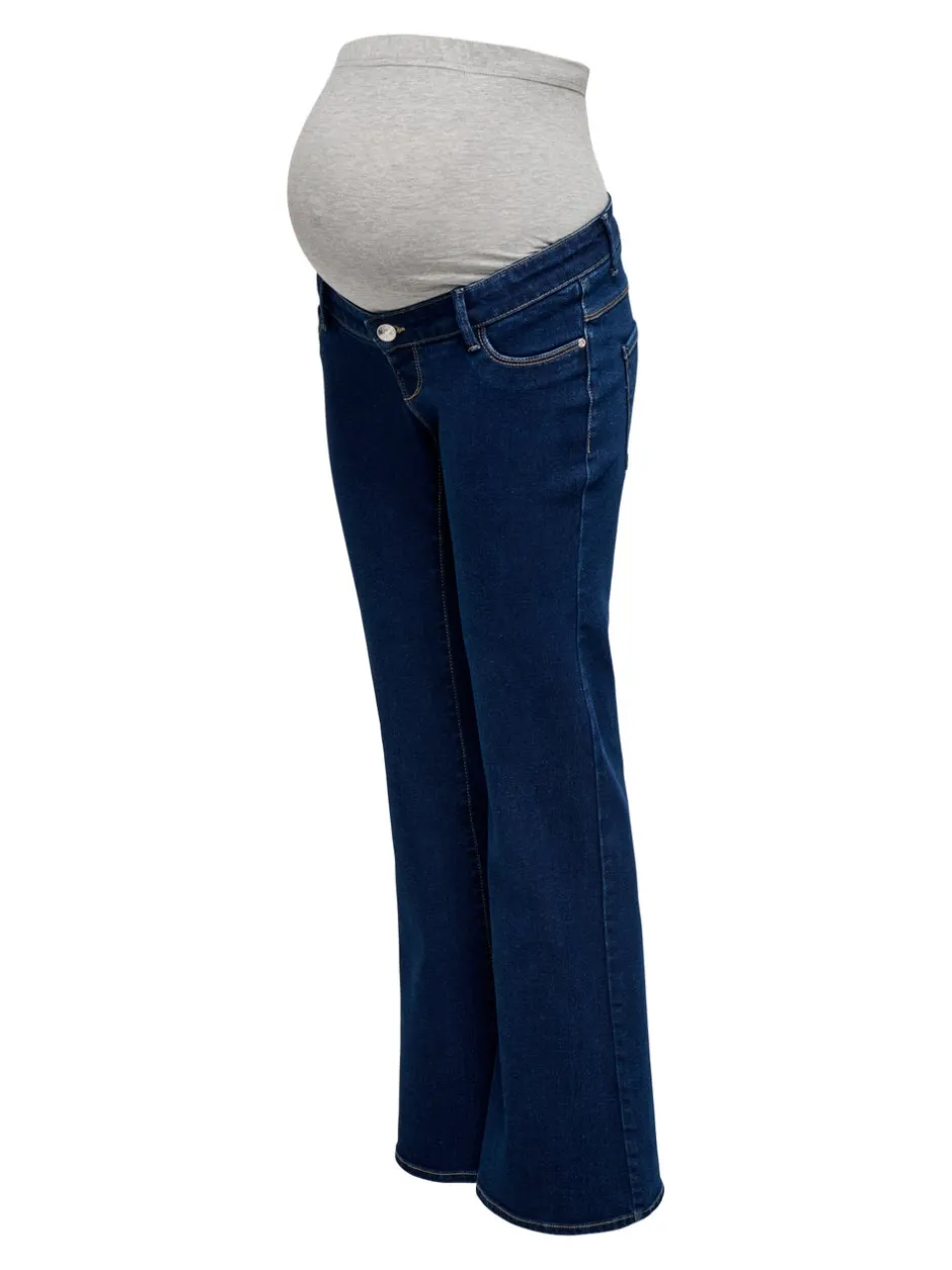 Discount OLMLANA Høj talje Retro flared fit Jeans Dame Jeans
