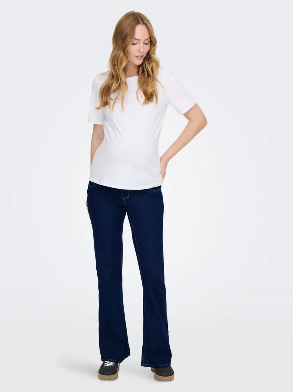 Discount OLMLANA Høj talje Retro flared fit Jeans Dame Jeans
