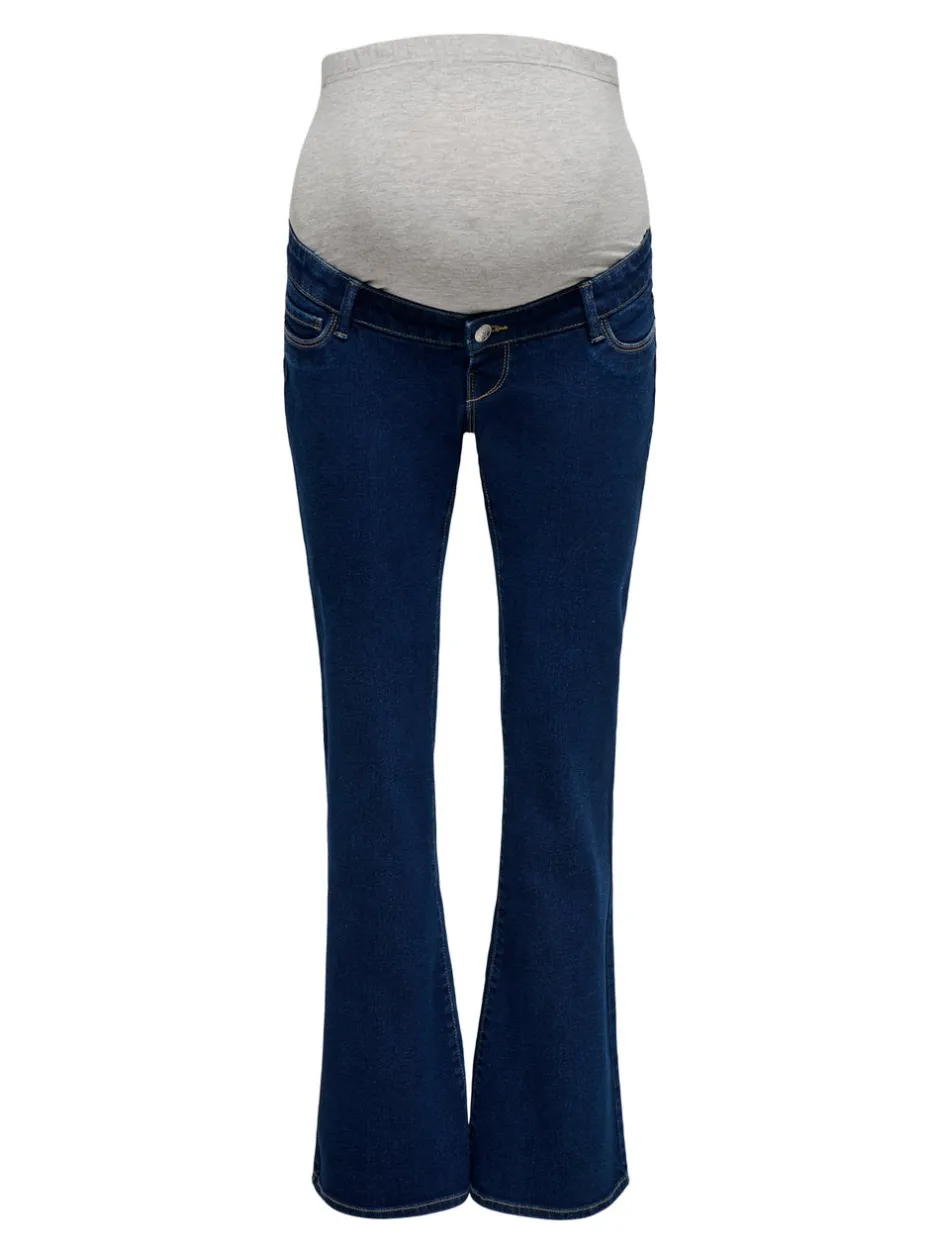 Discount OLMLANA Høj talje Retro flared fit Jeans Dame Jeans