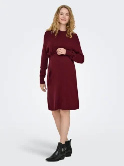 Discount OLMLEVA Lang kjole Dame Strik & Cardigans