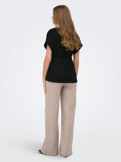 Hot OLMLOLA Regular fit Bukser i wide fit Dame Bukser