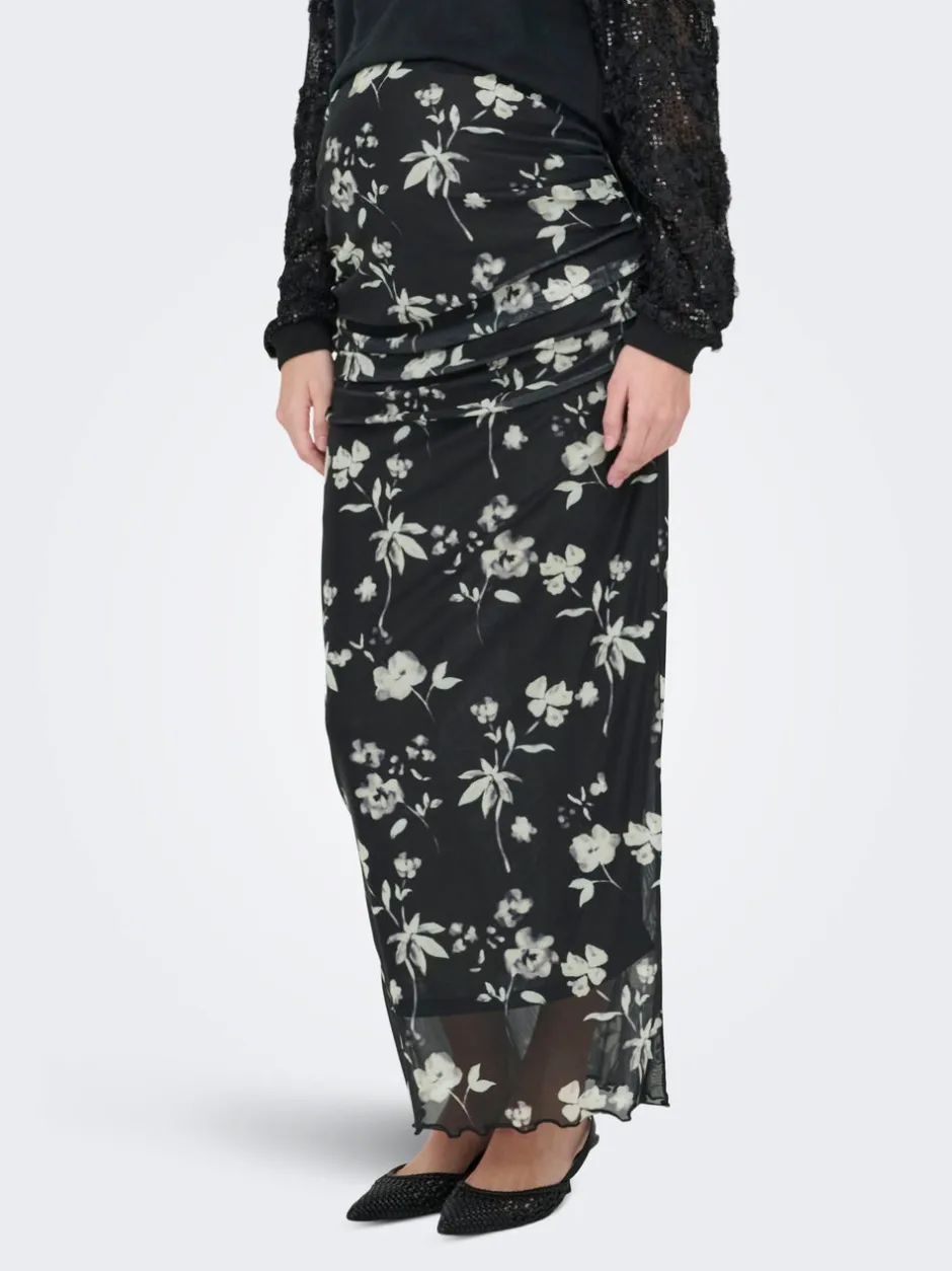 Hot OLMLOURA Nederdel i straight fit Midinederdel Dame Shorts & Nederdele