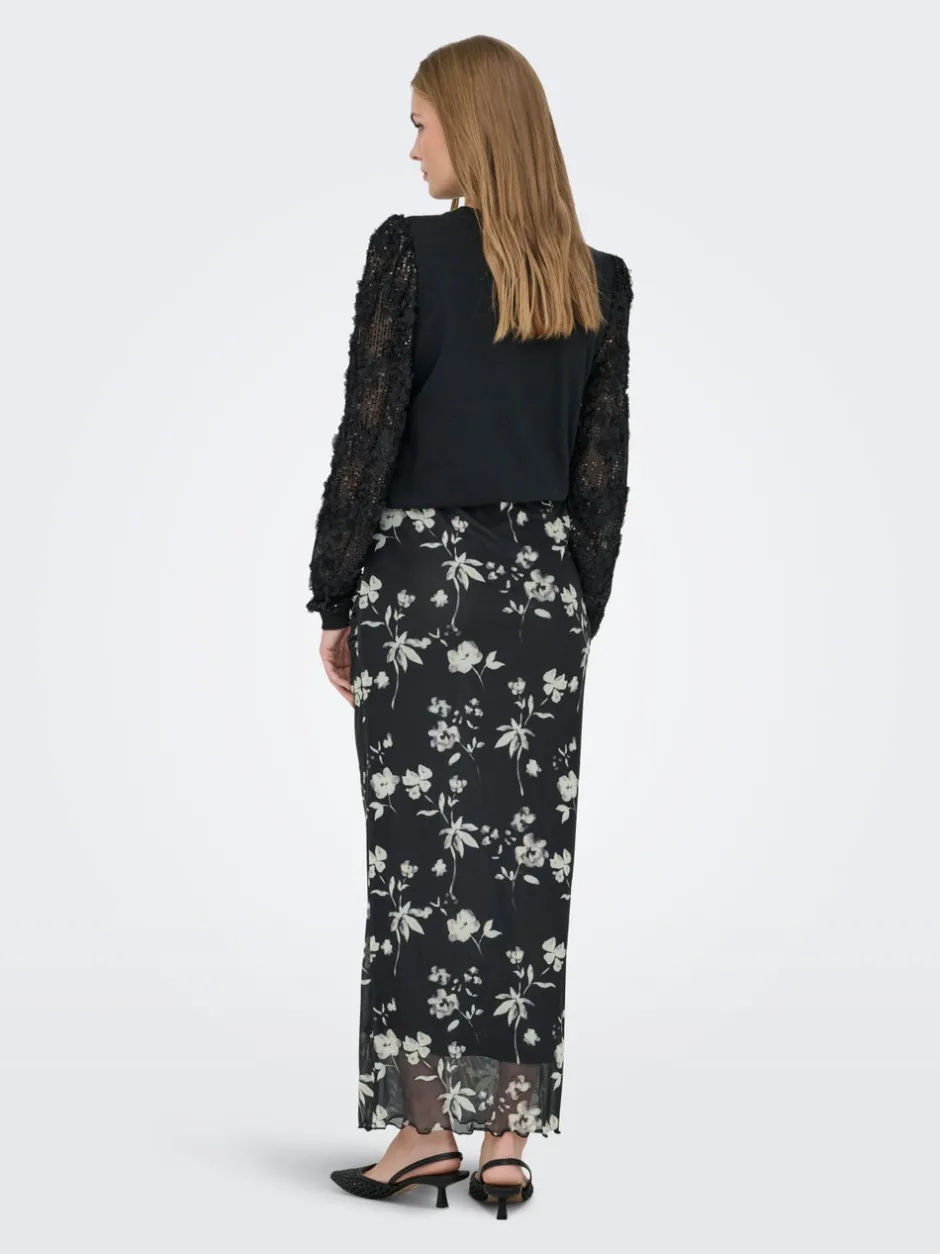 Hot OLMLOURA Nederdel i straight fit Midinederdel Dame Shorts & Nederdele