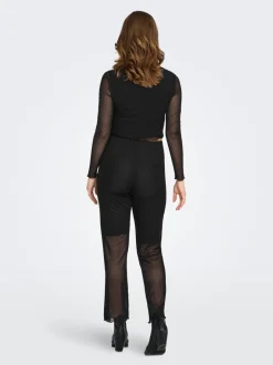 Hot OLMLOURA Wide leg fit Bukser i wide fit Dame Bukser