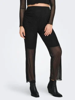 Hot OLMLOURA Wide leg fit Bukser i wide fit Dame Bukser