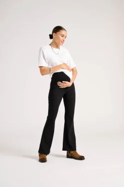 Hot OLMLOVELY Flared fit Leggings Dame Bukser