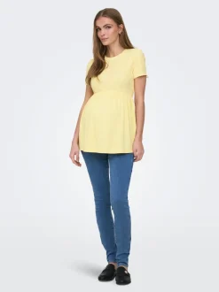 Outlet OLMMALAYA Peplum-top Dame Toppe
