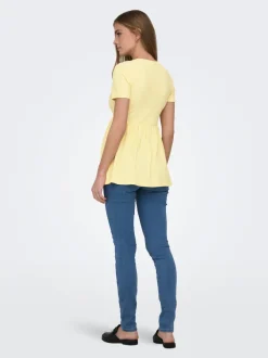 Outlet OLMMALAYA Peplum-top Dame Toppe