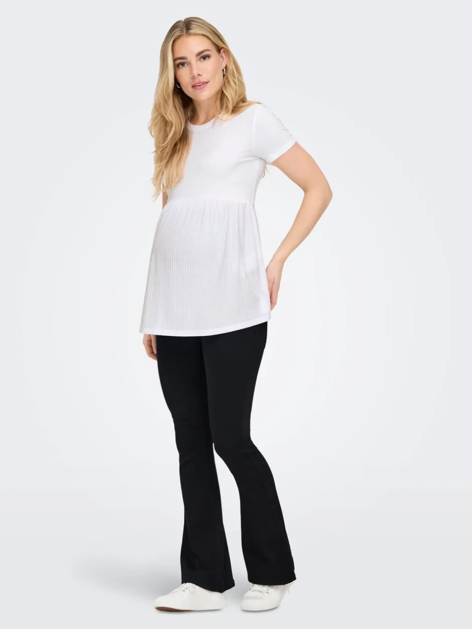 New OLMMALAYA Peplum-top Dame Toppe