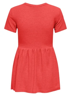 New OLMMALAYA Peplum-top Dame Toppe