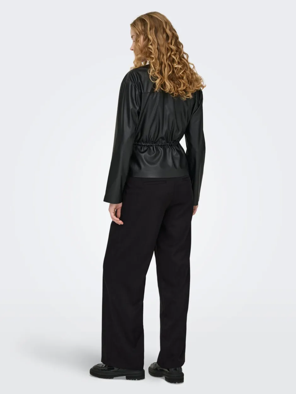 Best OLMPLEAT Straight tapered fit Bukser i wide fit Dame Bukser