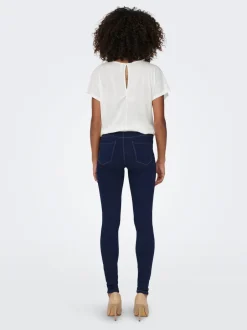Sale OLMRAIN Mellemhøj talje Skinny fit Jeans Dame Jeans