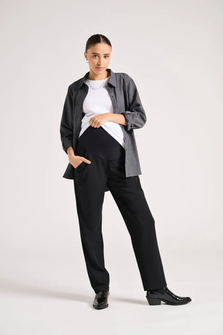 Sale OLMSANIA Regular fit Bukser i wide fit Dame Bukser