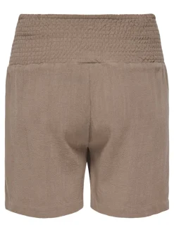 OLMSIESTA Mellemhøj talje Regular fit Hør Shorts Dame Shorts & Nederdele