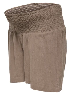 OLMSIESTA Mellemhøj talje Regular fit Hør Shorts Dame Shorts & Nederdele