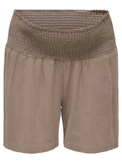 OLMSIESTA Mellemhøj talje Regular fit Hør Shorts Dame Shorts & Nederdele