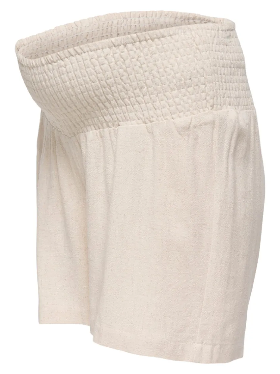 Hot OLMSIESTA Mellemhøj talje Regular fit Hør Shorts Dame Shorts & Nederdele