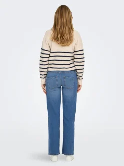Outlet OLMSNOW Høj talje Wide leg fit Jeans Dame Jeans