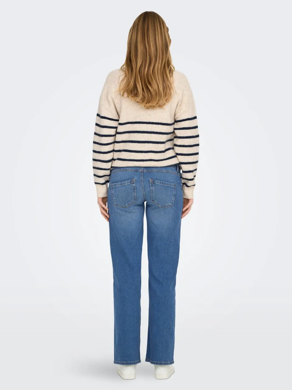 Outlet OLMSNOW Høj talje Wide leg fit Jeans Dame Jeans