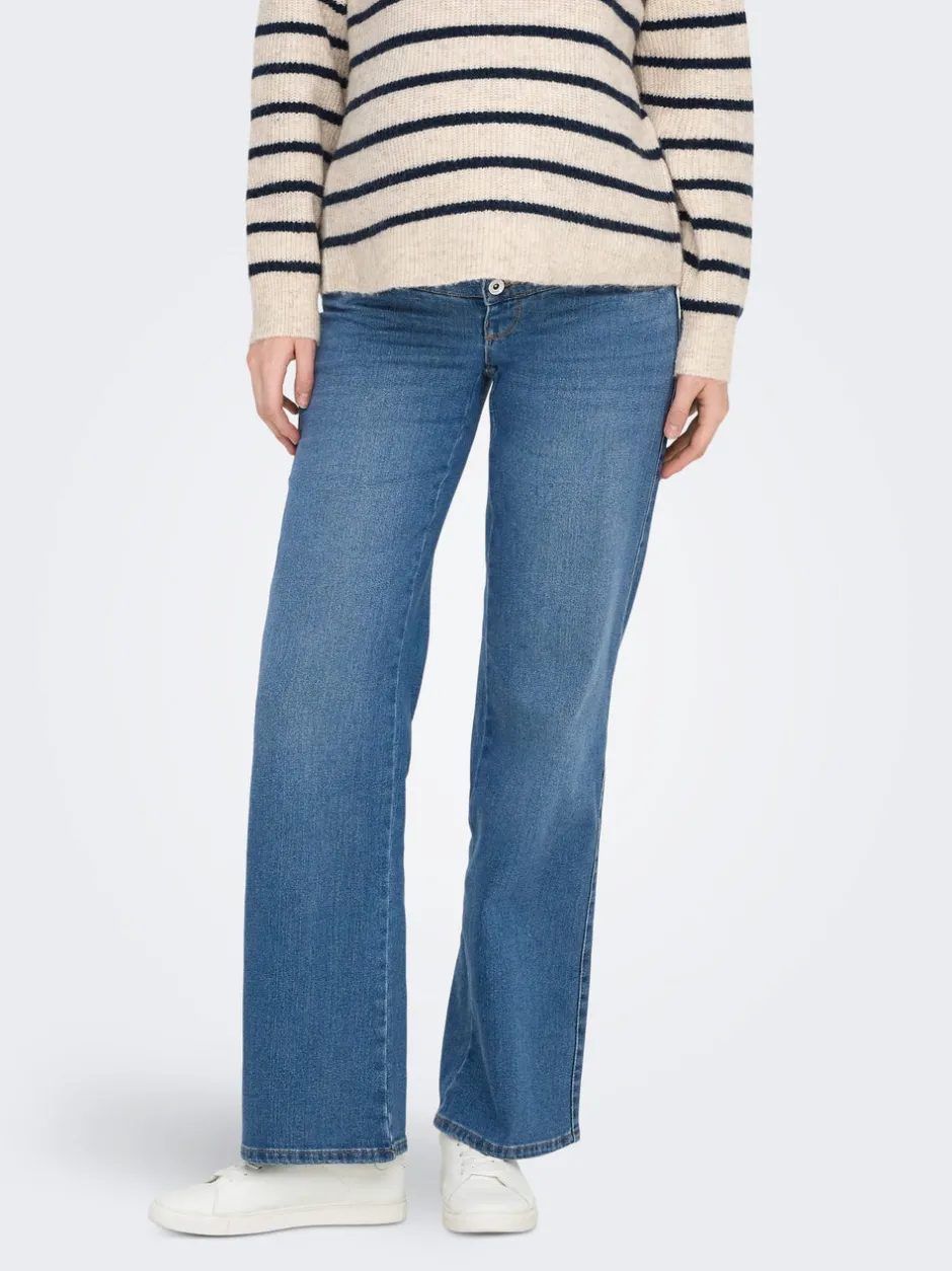 Outlet OLMSNOW Høj talje Wide leg fit Jeans Dame Jeans