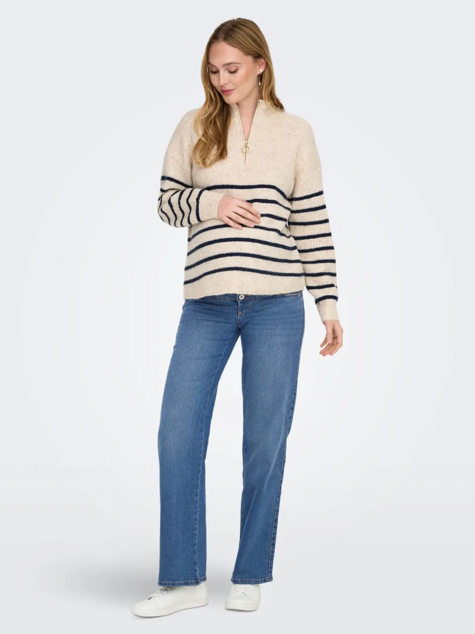Outlet OLMSNOW Høj talje Wide leg fit Jeans Dame Jeans