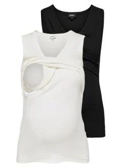 Outlet OLMVIRA 2-pack Tanktop Dame Ammetøj|Toppe
