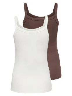 Online OLMVIRA 2-pack Tanktop Dame Toppe