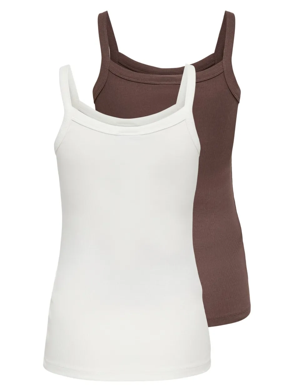Online OLMVIRA 2-pack Tanktop Dame Toppe