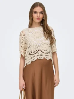 Outlet OLMWATERLY Top Dame Strik & Cardigans