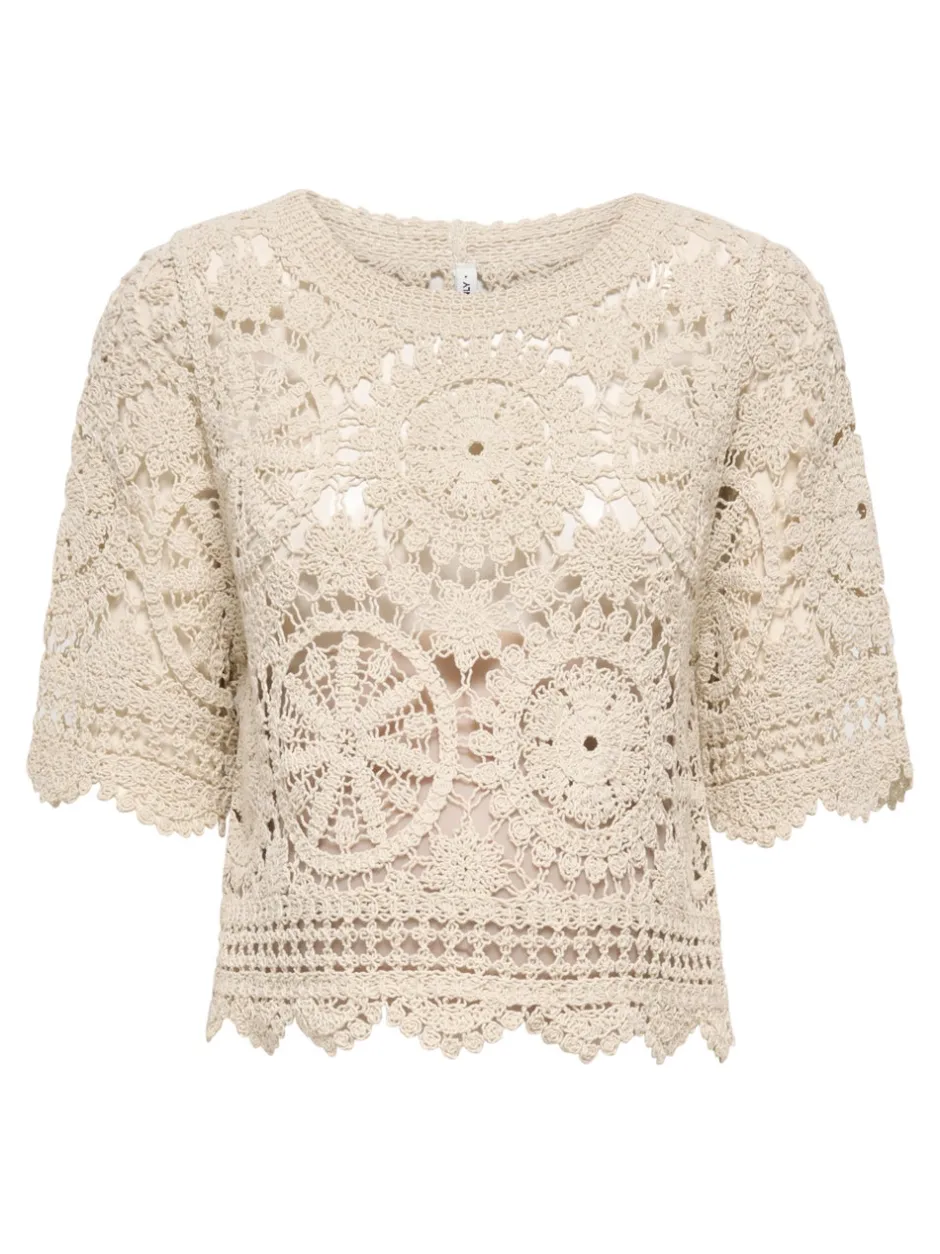 Outlet OLMWATERLY Top Dame Strik & Cardigans
